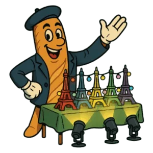 Baguette Stand Tours Eiffel