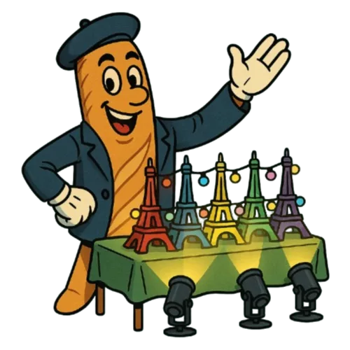 Baguette Stand Tours Eiffel