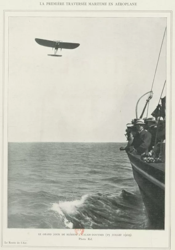 Blériot au-dessus de la Manche