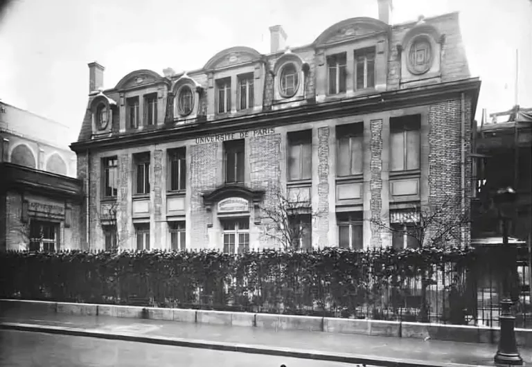 Institut du radium, pavillon Curie, dans les années 1920