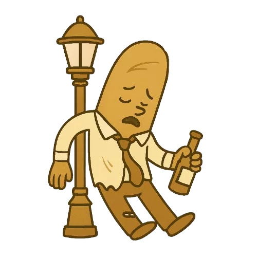 Baguette Ivre Lampadaire