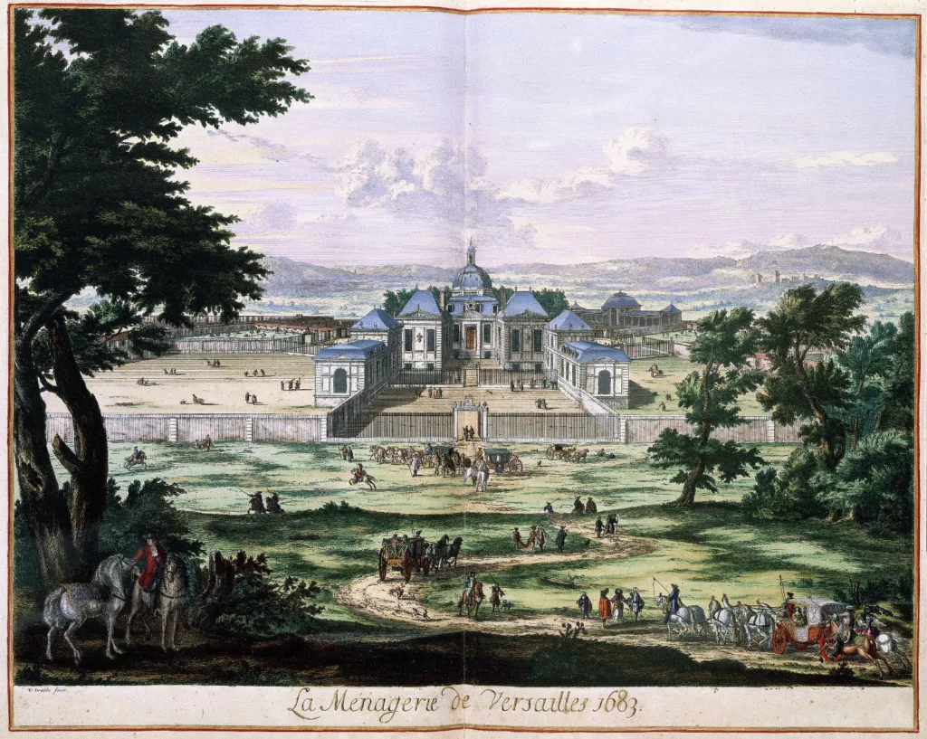 Atlas Van der Hagen, La Ménagerie de Versailles 1683