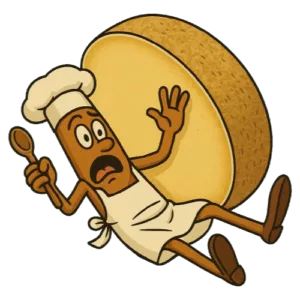 Baguette Écrasée par Fromage