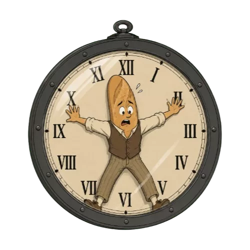 Baguette Bloquée Horloge