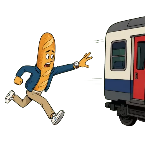 Baguette Retard Train