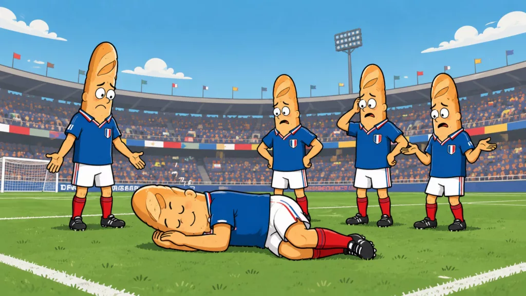 Illustration Baguette Fatigue Stade Football 16_9