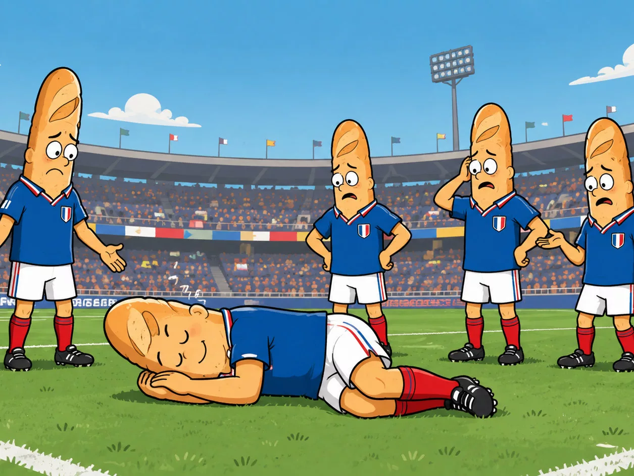 Illustration Baguette Fatigue Stade Football 4_3